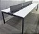 Estação de Trabalho 6 Lugares 3,30x1,20m c/ Divisor, Powerbox, Calha Elétrica **Produto Novo em Exposição** - Imagem 4
