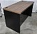 Mesa de Escritório Usada 1,20x0,60 Pé Painel 25mm Tampo Encabeçado 36mm s/ Gavetas - Imagem 3