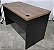 Mesa de Escritório Usada 1,20x0,60 Pé Painel 25mm Tampo Encabeçado 36mm s/ Gavetas - Imagem 1