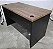Mesa de Escritório Usada 1,20x0,60 Pé Painel 25mm Tampo Encabeçado 36mm s/ Gavetas - Imagem 6