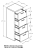 Armário Arquivo MDP 4 Gavetas p/ Pasta suspensa 465x450x1270mm (Prof/Larg/Alt) - Imagem 9