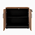 Armário Baixo 2 Portas c/ 1 Prateleira regulável Nogal/Preto 800x450x735mm (Larg/Prof/Alt) - Imagem 8