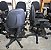 Cadeira Flexform Usada mod. Plus BackSystem NR17 Tecido Preto - Imagem 3