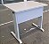 Mesa de Escritório Usada Tampo 25mm Cinza Cristal 0,80m x 0,60m Base em Aço - Imagem 6
