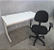 Kit Empredendor Mesa Usada Tampo 25mm Branco 1,20m x 0,60m Base em Aço + Cadeira Executiva Usada c/ Apoio de Braço - Imagem 7