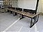 Estação de Trabalho Oposta c/ PowerBox ABS Pé Quadro Nogal/Preto - Imagem 10