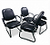 Kit 4 Und. Cadeira Diretor c/ Braço Base Fixa - Corvin - Imagem 7