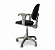 Cadeira Executiva Usada c/ Backsystem Base Giratória Cinza - Estofado Preto - NR-17 - Imagem 5