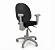 Cadeira Executiva Usada c/ Backsystem Base Giratória Cinza - Estofado Preto - NR-17 - Imagem 4