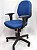 Cadeira Escritório Presidente Encosto Alto c/ Capa e Backsystem - Azul - Imagem 6