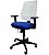 Cadeira Escritório Multi Polímero Encosto Branco c/ Relax e Regulagem Altura  **Produto Novo** - Imagem 3