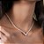 Colar Riviera Moissanite Degradê em V de 3mm - Imagem 3