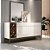 Buffet Aparador com Adega Passion Off White com Naturale - EDN Móveis - Imagem 1