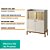 Aparador Buffet com 3 Portas Cloe – Cimol – Chumbo / Naturale - Imagem 5
