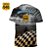 CAMISETA MASCULINA ROTA 040 SCANIA QUADRICULADO - Imagem 2