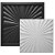 Forma De Gesso 3D em ABS - 0282 50x50cm - Imagem 1