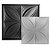 Forma De Gesso 3D em POL - 0223 50x50cm - Imagem 1