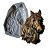 Forma Para Enfeite De Cabeça De Cavalo POL- D0801 35x24cm - Imagem 1