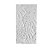 Forma De Gesso 3D Folhas Adão em ABS - 0270 100x50 - Imagem 3