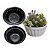 Forma Para Vasos Plantas Ornamental Redondo Concreto Gesso ABS - VA0745 - Imagem 1