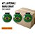 Kit 3 Lanternas Foguinho Maria Smart Brasil Base Preta Lantersul - Imagem 3