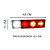 Lanterna Traseira Mercedes LED Smart 1620 1935 1938 Âmbar Com Vigia 12V Lantersul - Imagem 8