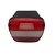 Lanterna Traseira LED 12V Ford Volks Cristal Lado Esquerdo Com Vigia Metalizado Lantersul - Imagem 5