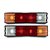 Par Lanterna Traseira Mercedes 1620 LED Cristal BR 24V Lantersul - Imagem 1