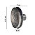 Lanterna Traseira Cristal 125mm LED Bivolt Com Fio Metalizada H3 - Imagem 6