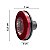 Lanterna Traseira Luz de Ré 125mm LED Bivolt Com Fio Metalizada H3 - Imagem 6