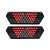 Par Lanterna Traseira Guerra Black Cristal Motion LED 12/24v Lantersul - Imagem 3