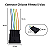 Par Lanterna Traseira Guerra Motion Black Cristal LED 12/24v com Chicote Lantersul - Imagem 10