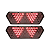 Par Lanterna Traseira Guerra Motion Silver Cristal LED 12/24v com Chicote Lantersul - Imagem 5