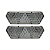 Par Lanterna Traseira Guerra Motion Silver Cristal LED 12/24v + Par de Suportes Lantersul - Imagem 3
