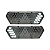 Par Lanterna Traseira Guerra Motion Silver Cristal LED 12/24v + Par de Suportes Lantersul - Imagem 6