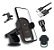 Suporte Carregador De Celular Para Carro Sem Fio Wireless Com Carregador USB QC 3.0 - Imagem 1