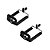 2 Suporte De Celular Adaptador Para Tripé Bastão Extensor - Imagem 1