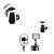 Tripé profissional universal com ring light 10 polegadas + ballhead sapata suporte celular simples e controle bluetooth - Imagem 6