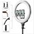 Ring Light Profissional 18 Polegadas 45cm Com Suporte Com Controle e Suporte Celular 2 em 1 - Imagem 2