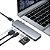 Hub Adaptador Usb-C Compatível Macbook Pro Hdmi 4K Cartão Sd Micro Sd Usb 3.0 Thunderbolt - Imagem 1