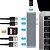 Hub Adaptador Usb-c Macbook Pro Hdmi Thunderbolt 3 Cartao Sd - Imagem 3