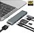Hub Adaptador Usb-c Macbook Pro Hdmi Thunderbolt 3 Cartao Sd - Imagem 2