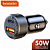 Suporte Carregador Veicular Por Indução Sem fio + Carregador Usb 50w - Imagem 7