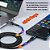 Cabo Usb Lightning 12w 2.4a Transferência de dados de 480Mbps 2 Metros Para iPhone 13 14 - Imagem 5