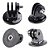 Adaptador Para Gopro Suporte Rosca 1/4 Tripé Mount Bastão Tripod - Imagem 3