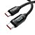 Cabo Usb Duplo Tipo-c 2 Metros Pd 100w 5a Com Display de Led iPhone 15 16 Samsung - Imagem 2