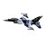 FW F-16 70mm preto/branco alaska neve camuflado fj21124p- Lacrado - Imagem 2