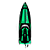 Lancha ProBoat Impulse 32" BLX Deep-V RTR Black/Green - Lacrado - Imagem 3