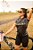 Camiseta de ciclismo Aura unissex com bolso e zípper - Imagem 3