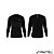 Camisa Saint Manga Longa Preta - Imagem 1